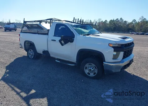 2022 Chevrolet Silverado 2500Hd 2Wd Long Bed Wt из США, поврежденный, VIN 1GC0WLE72NF248065